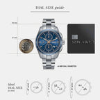 HyperChrome Men Automatic Blue Dial Chronograph Stainless Steel Watch R32042203