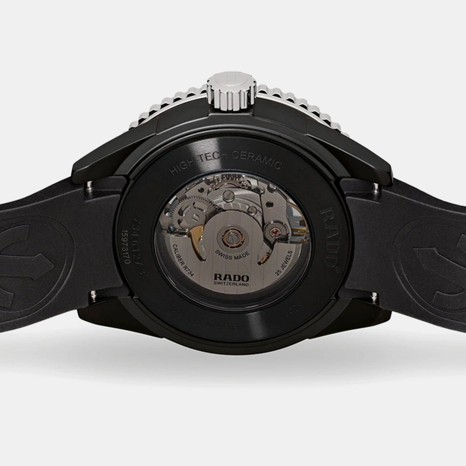 Captain Cook Men Automatic Black Dial Analog Rubber Watch R32127156