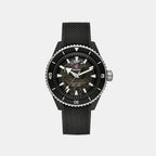 Captain Cook Men Automatic Black Dial Analog Rubber Watch R32127156