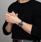 Captain Cook Men Automatic Blue Dial Analog Ceramic Watch R32128202