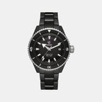 Captain Cook Men Automatic Black Dial Analog Ceramic Watch R32129152