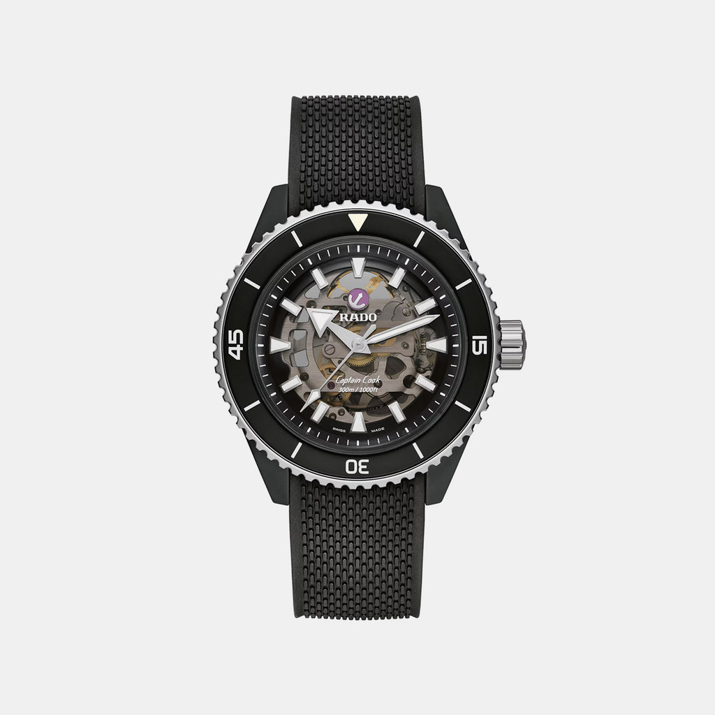 Captain Cook Men Automatic Black Dial Analog Rubber Watch R32129168
