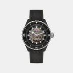 Captain Cook Men Automatic Black Dial Analog Rubber Watch R32129168