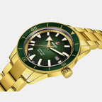 Captain Cook Men Automatic Green Dial Analog Stainless Steel Watch R32136318