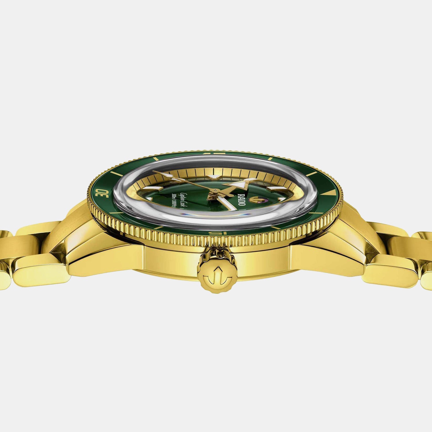 Captain Cook Men Automatic Green Dial Analog Stainless Steel Watch R32136318