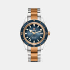 Captain Cook Men Automatic Blue Dial Analog Stainless Steel Watch R32137203