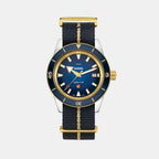 Captain Cook X European Cricket Special Edition Men Automatic Blue Dial Analog Stainless Steel Watch R32138208