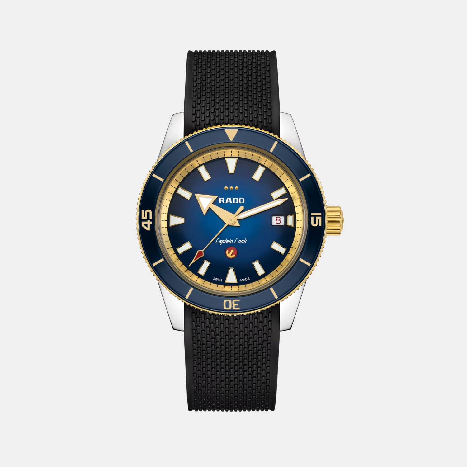Captain Cook X European Cricket Special Edition Men Automatic Blue Dial Analog Stainless Steel Watch R32138208