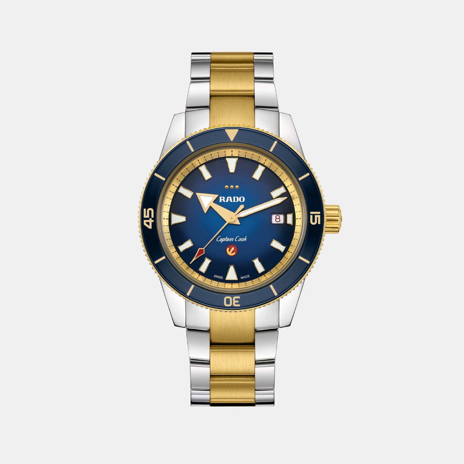 Captain Cook X European Cricket Special Edition Men Automatic Blue Dial Analog Stainless Steel Watch R32138208