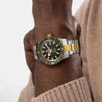 Captain Cook Men Automatic Green Dial Analog Stainless Steel Watch R32138303