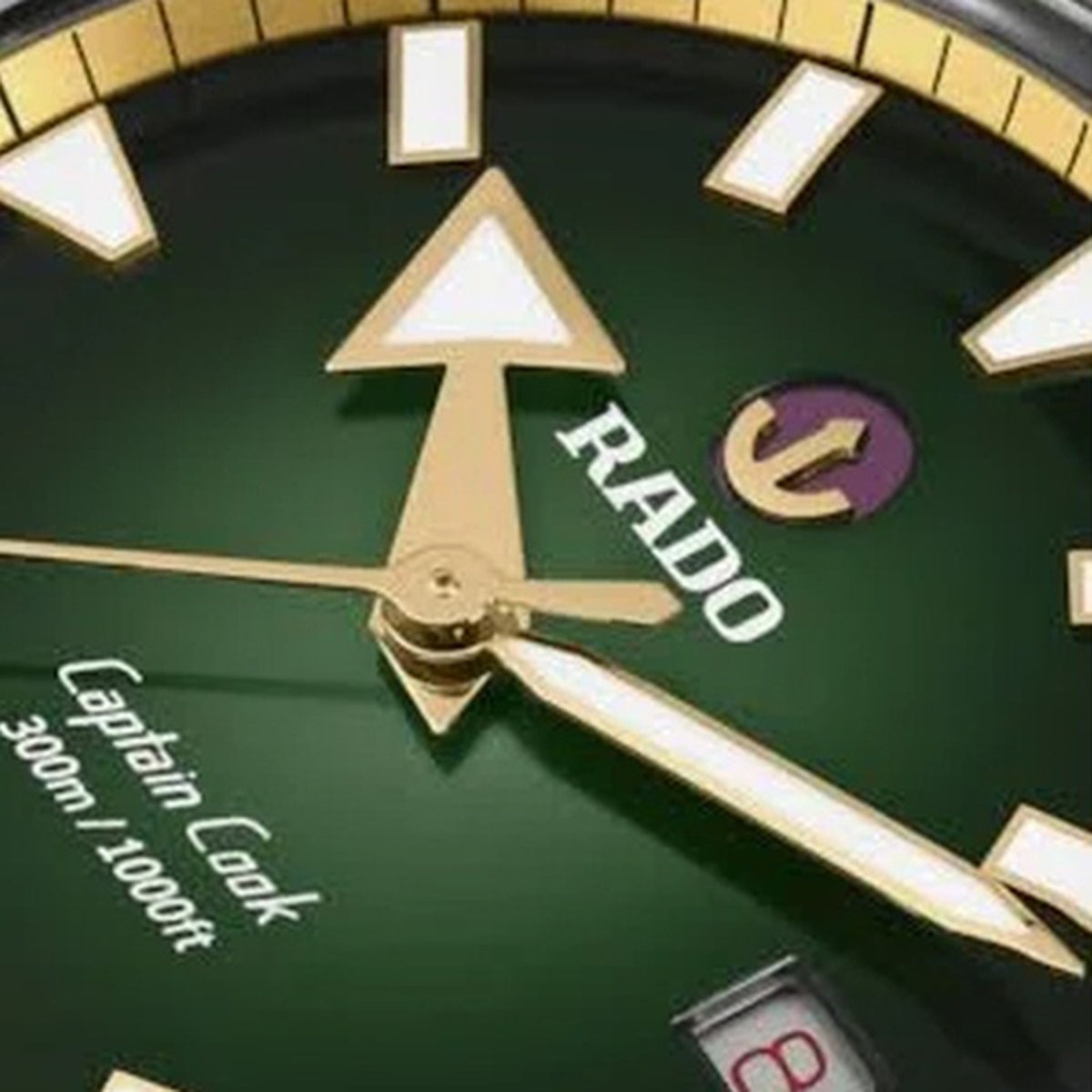 Captain Cook Men Automatic Green Dial Analog Stainless Steel Watch R32138303