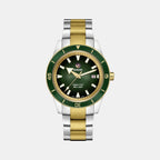 Captain Cook Men Automatic Green Dial Analog Stainless Steel Watch R32138303