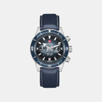 Captain Cook Men Automatic Blue Dial Analog Stainless Steel Watch R32145208