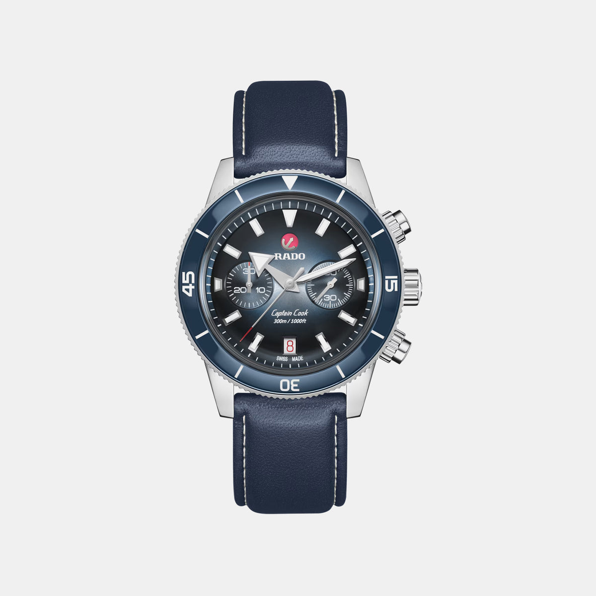 Captain Cook Men Automatic Blue Dial Analog Stainless Steel Watch R32145208