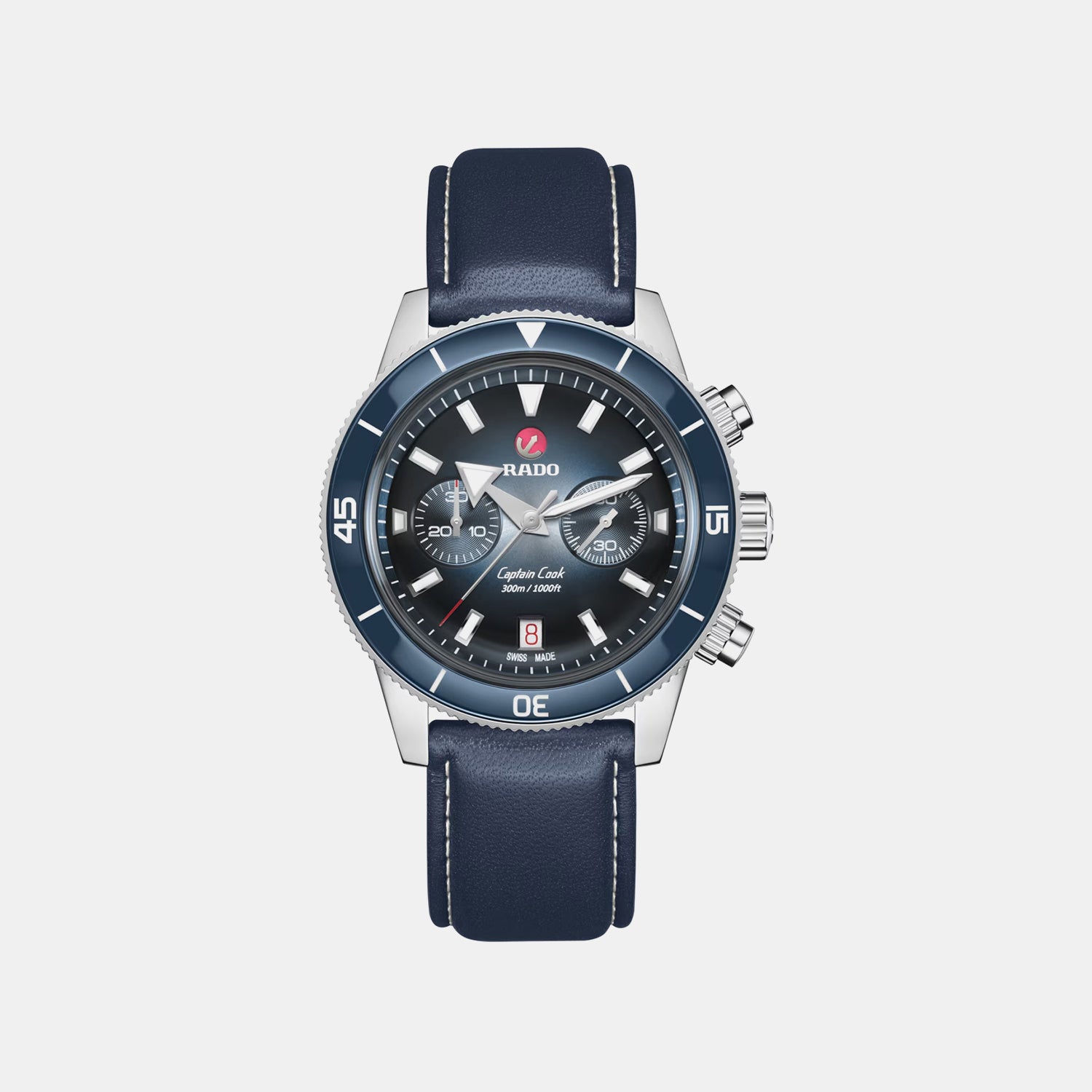 Captain Cook Men Automatic Blue Dial Analog Stainless Steel Watch R32145208