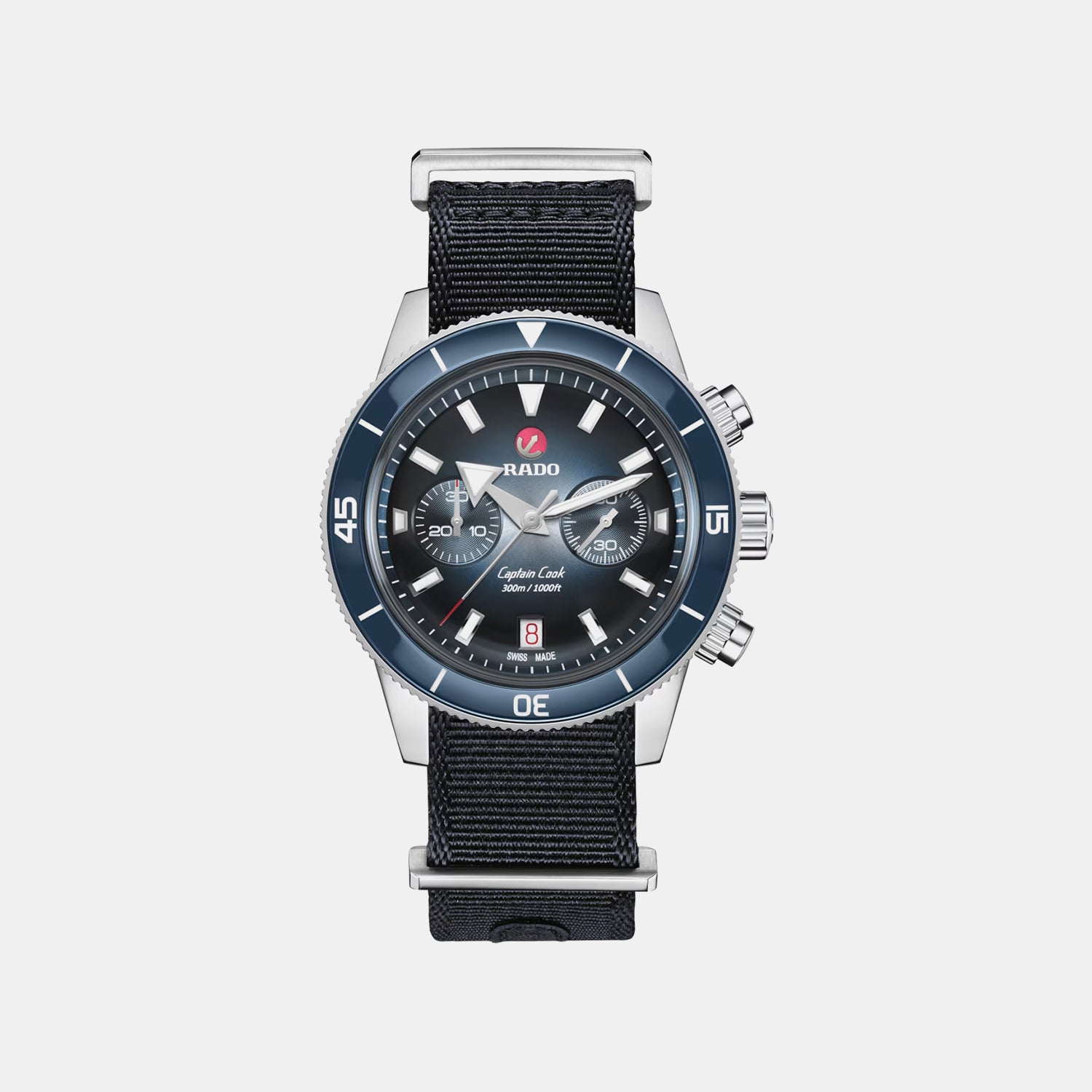 Captain Cook Men Automatic Blue Dial Analog Stainless Steel Watch R32145208