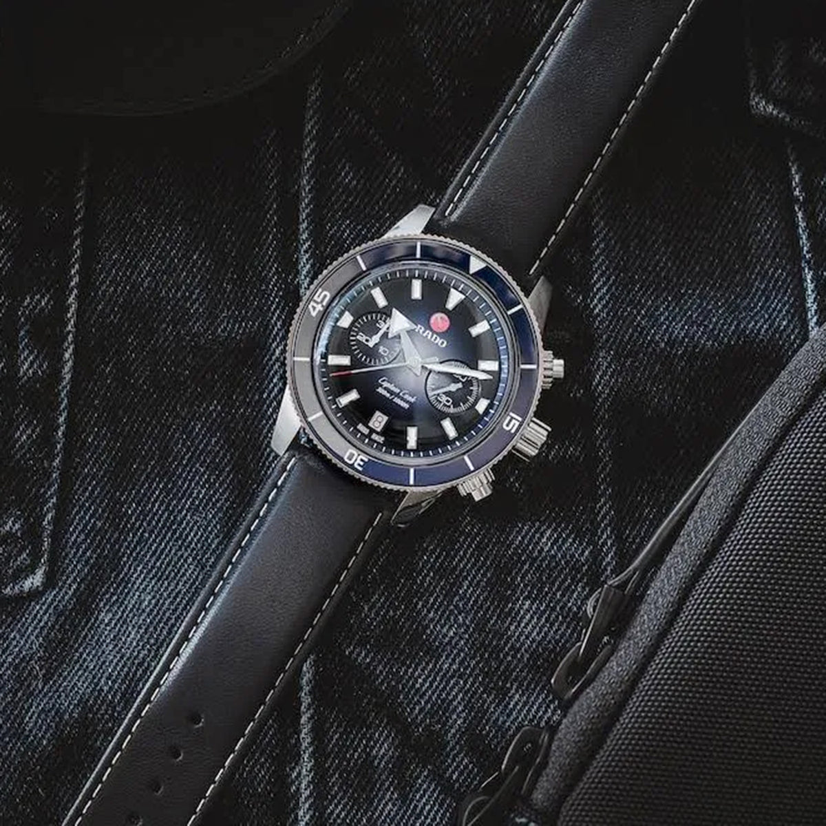Captain Cook Men Automatic Blue Dial Analog Stainless Steel Watch R32145208