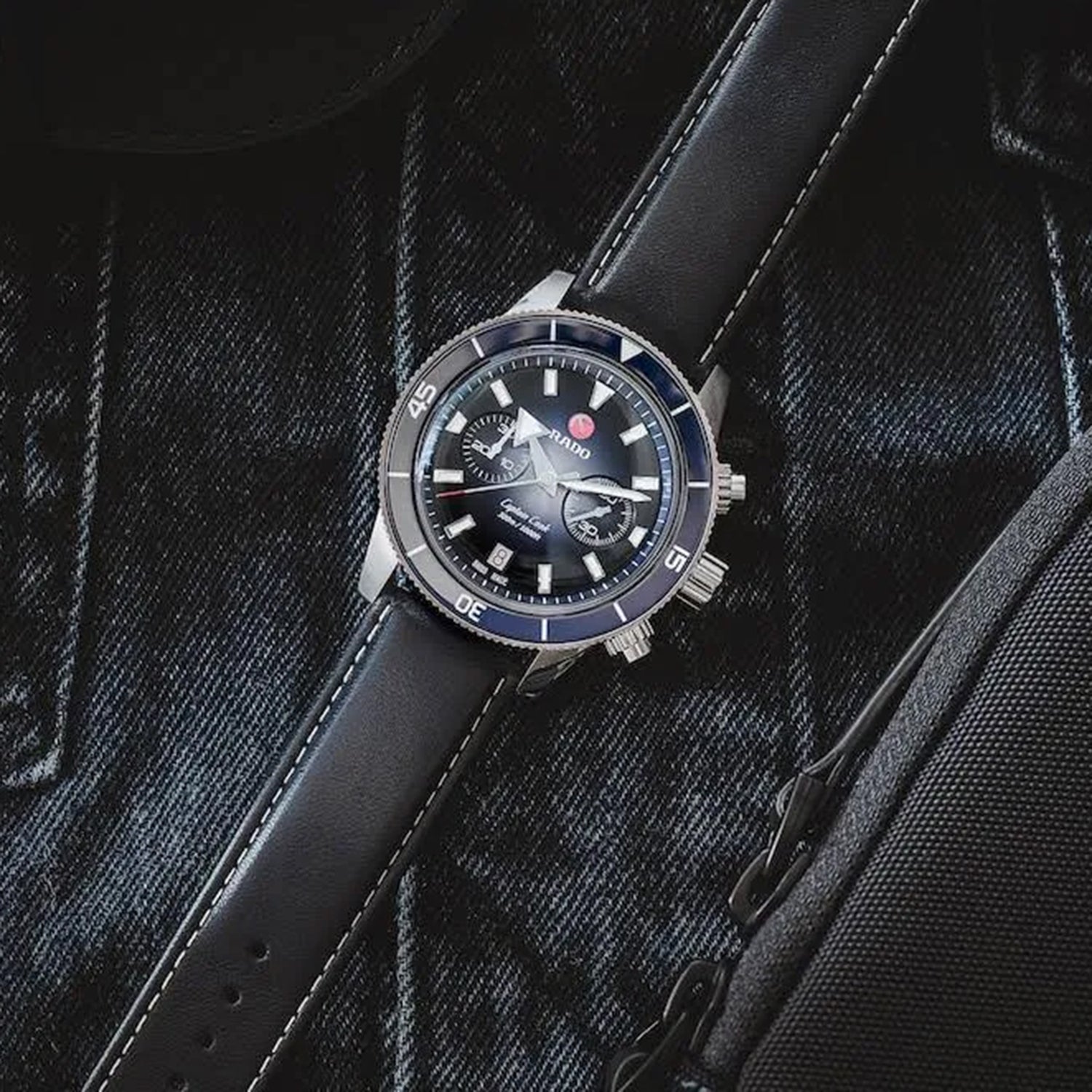 Captain Cook Men Automatic Blue Dial Analog Stainless Steel Watch R32145208