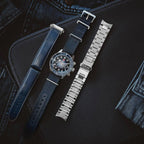 Captain Cook Men Automatic Blue Dial Analog Stainless Steel Watch R32145208