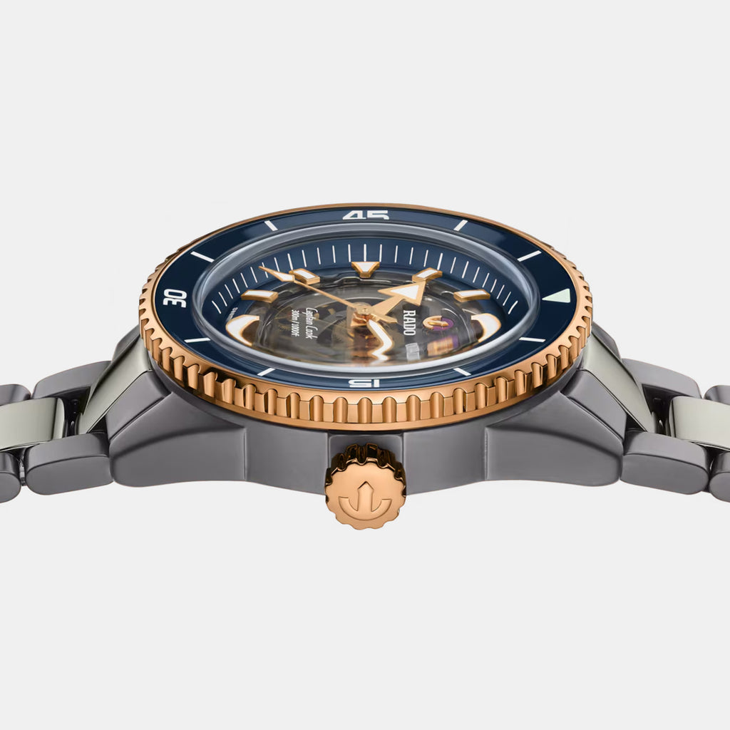 Captain Cook Men Automatic Grey Dial Analog Titanium Watch R32148172
