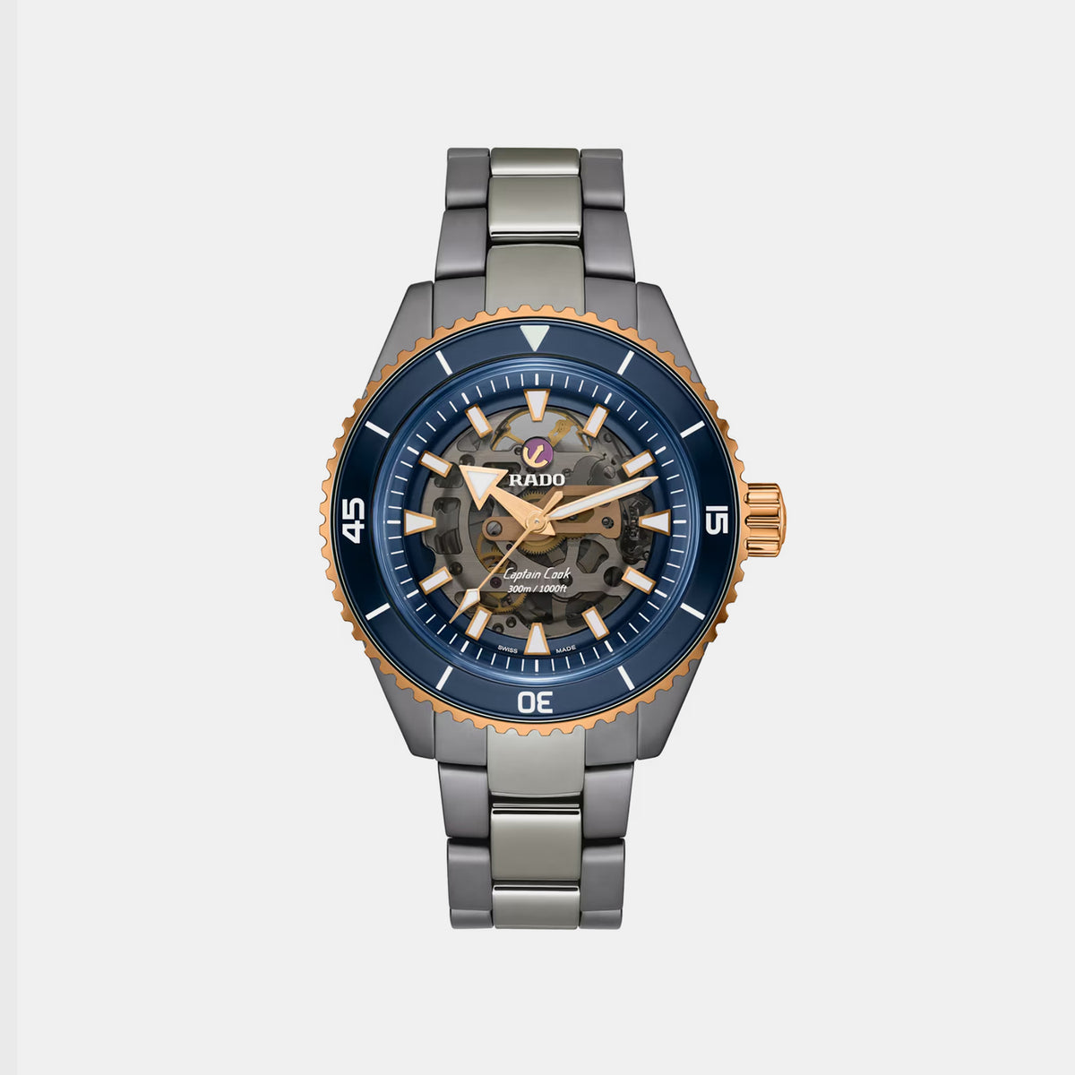 Captain Cook Men Automatic Grey Dial Analog Titanium Watch R32148172