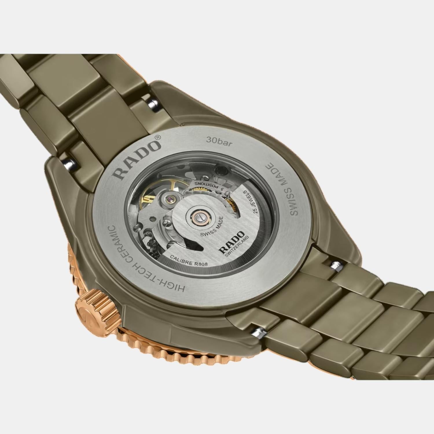 Captain Cook Men Automatic Grey Dial Analog Ceramic Watch R32150162