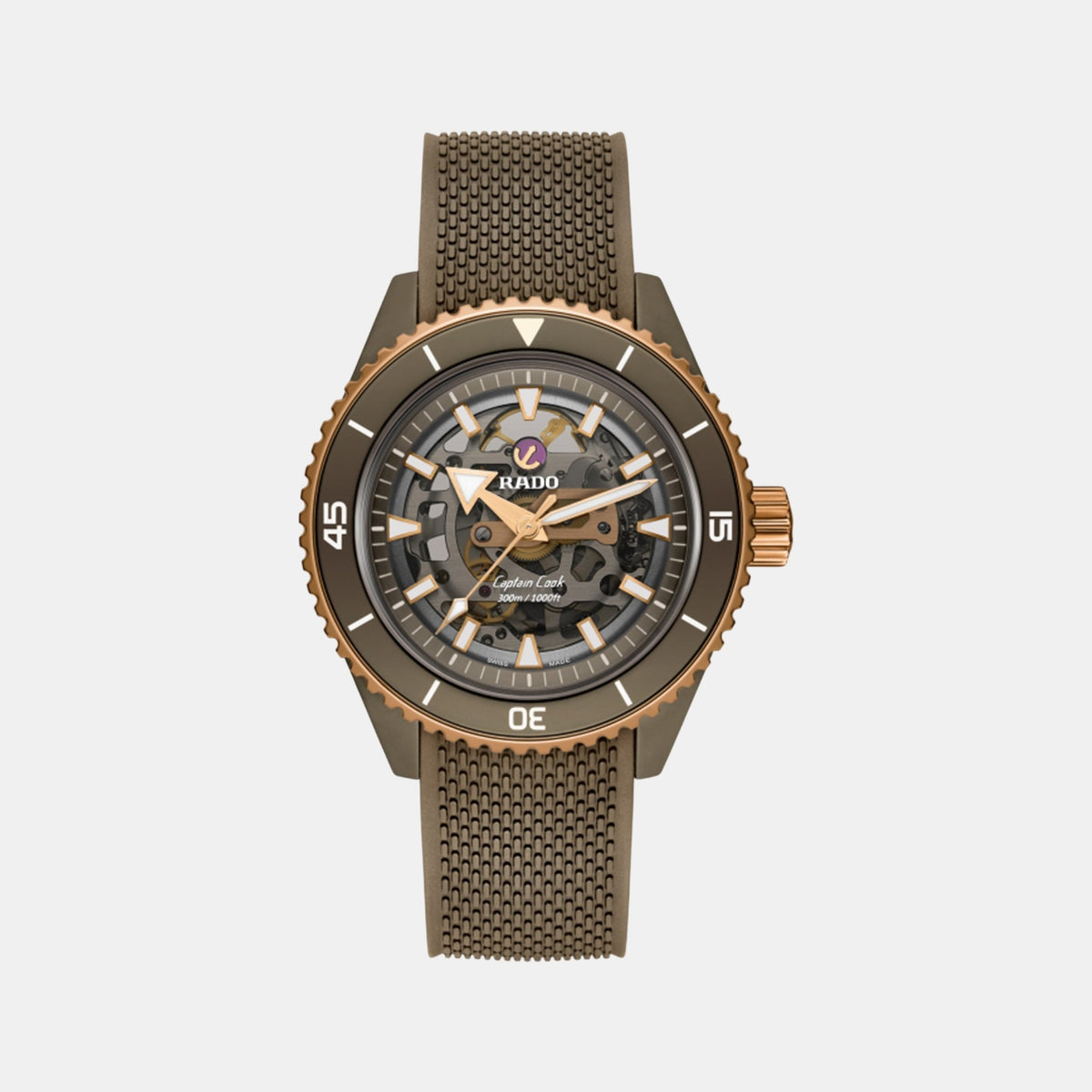 Captain Cook Men Automatic Grey Dial Analog Rubber Watch R32150168