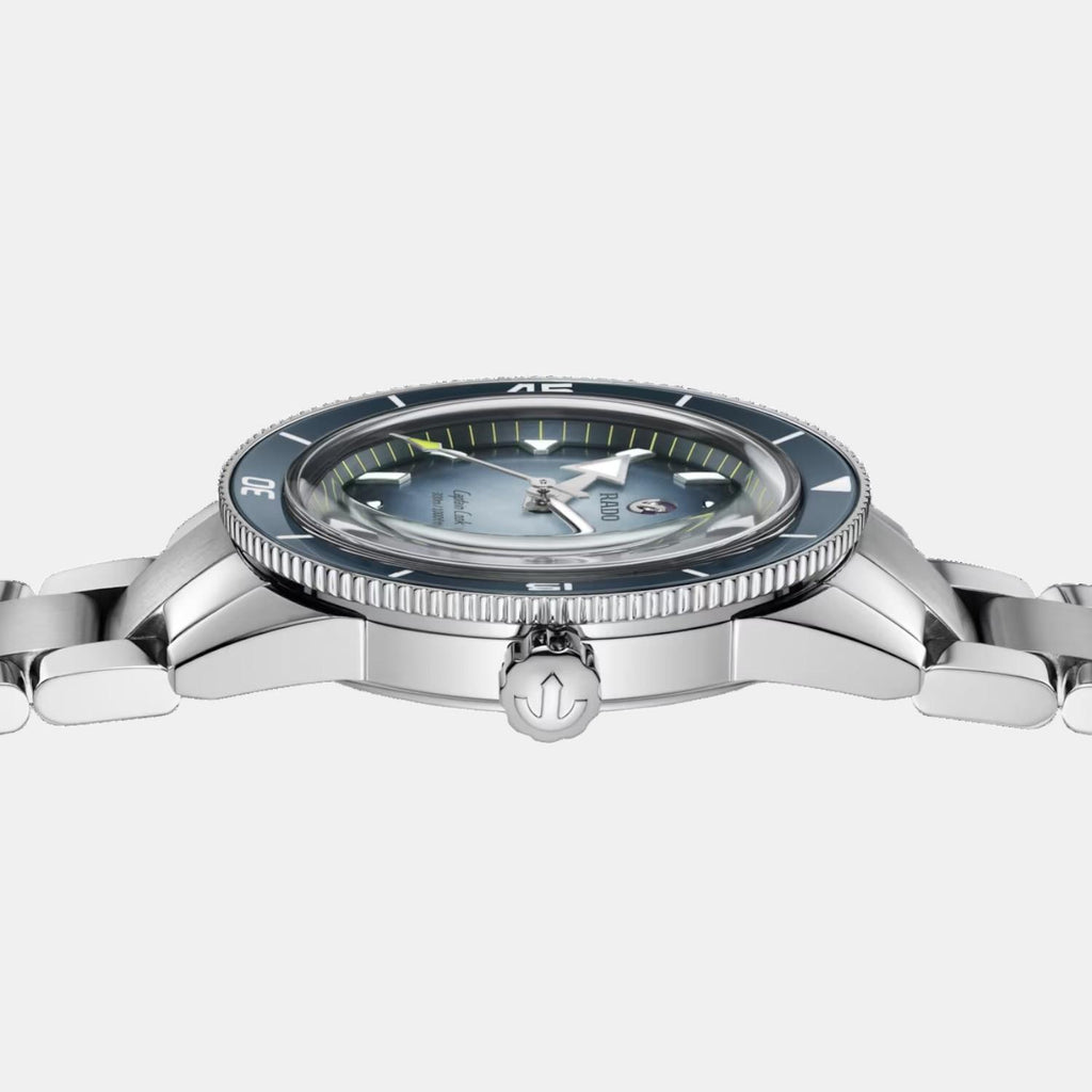 Captain Cook Men Automatic Blue & White Dial Analog Stainless Steel Watch R32154208