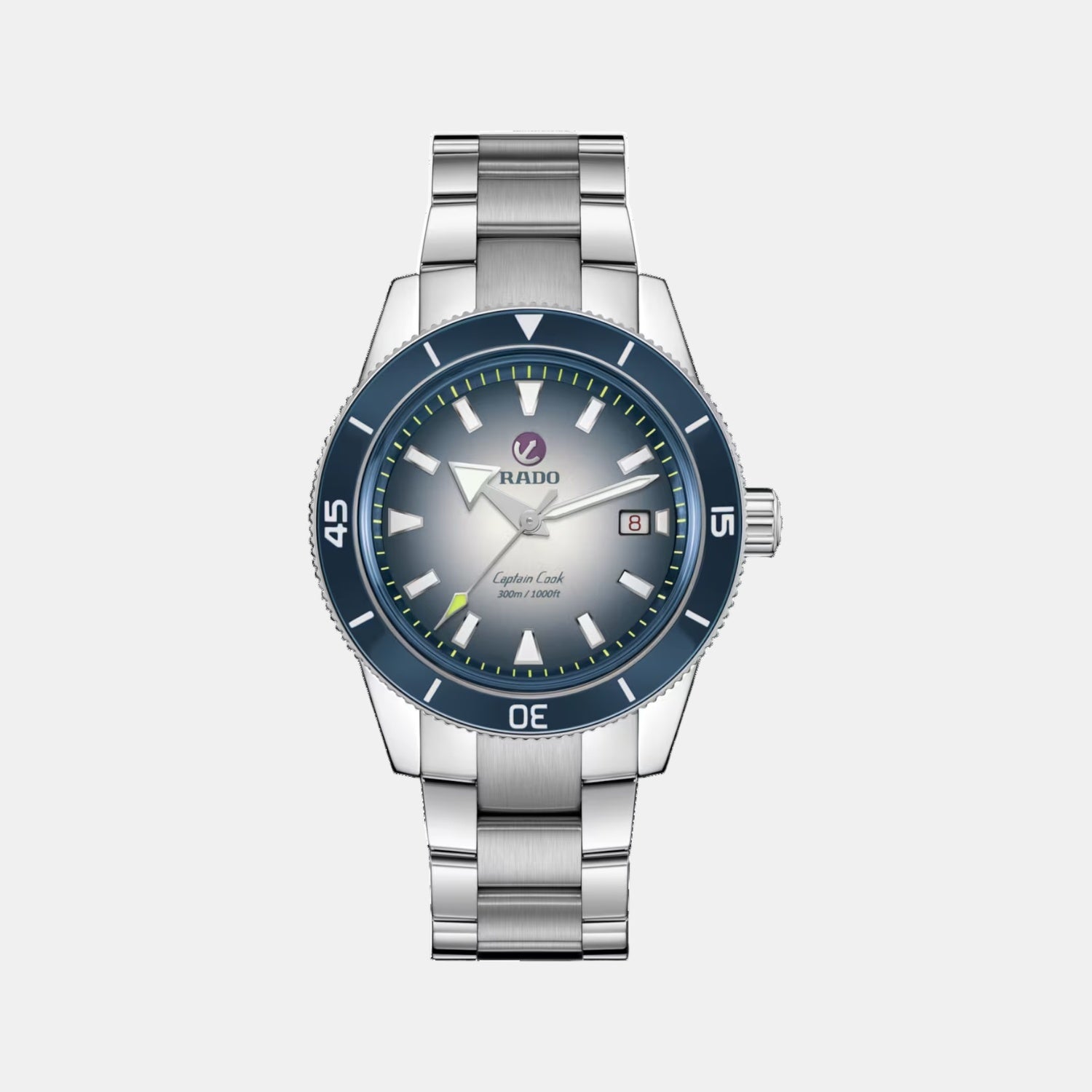 Captain Cook Men Automatic Blue & White Dial Analog Stainless Steel Watch R32154208