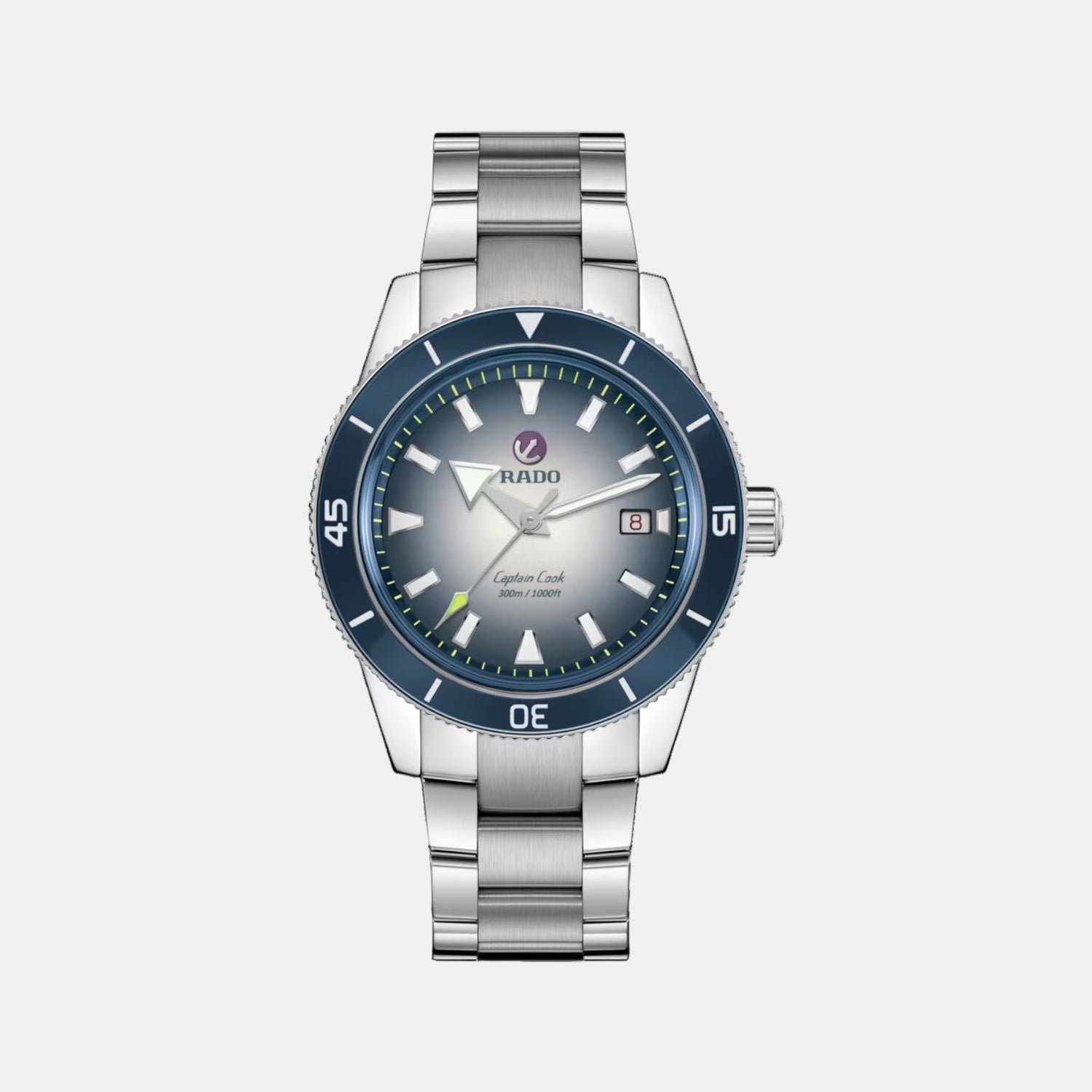 Captain Cook Men Automatic Blue & White Dial Analog Stainless Steel Watch R32154208