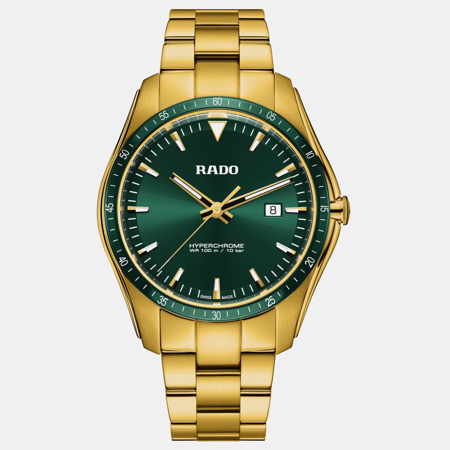 HyperChrome Men Quartz Green Dial Analog Stainless Steel Watch R32155303