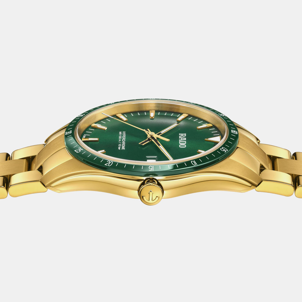 HyperChrome Men Quartz Green Dial Analog Stainless Steel Watch R32155303