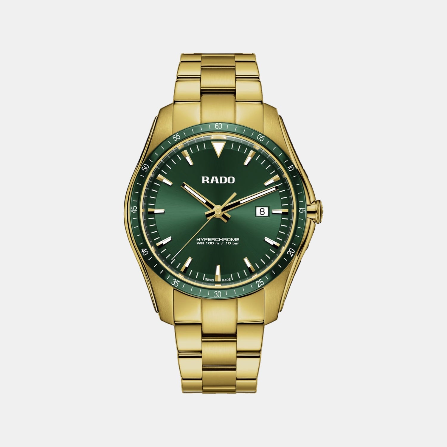 HyperChrome Men Quartz Green Dial Analog Stainless Steel Watch R32155303