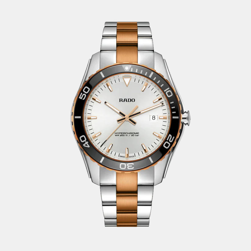 Rado Round Silver Analog watch