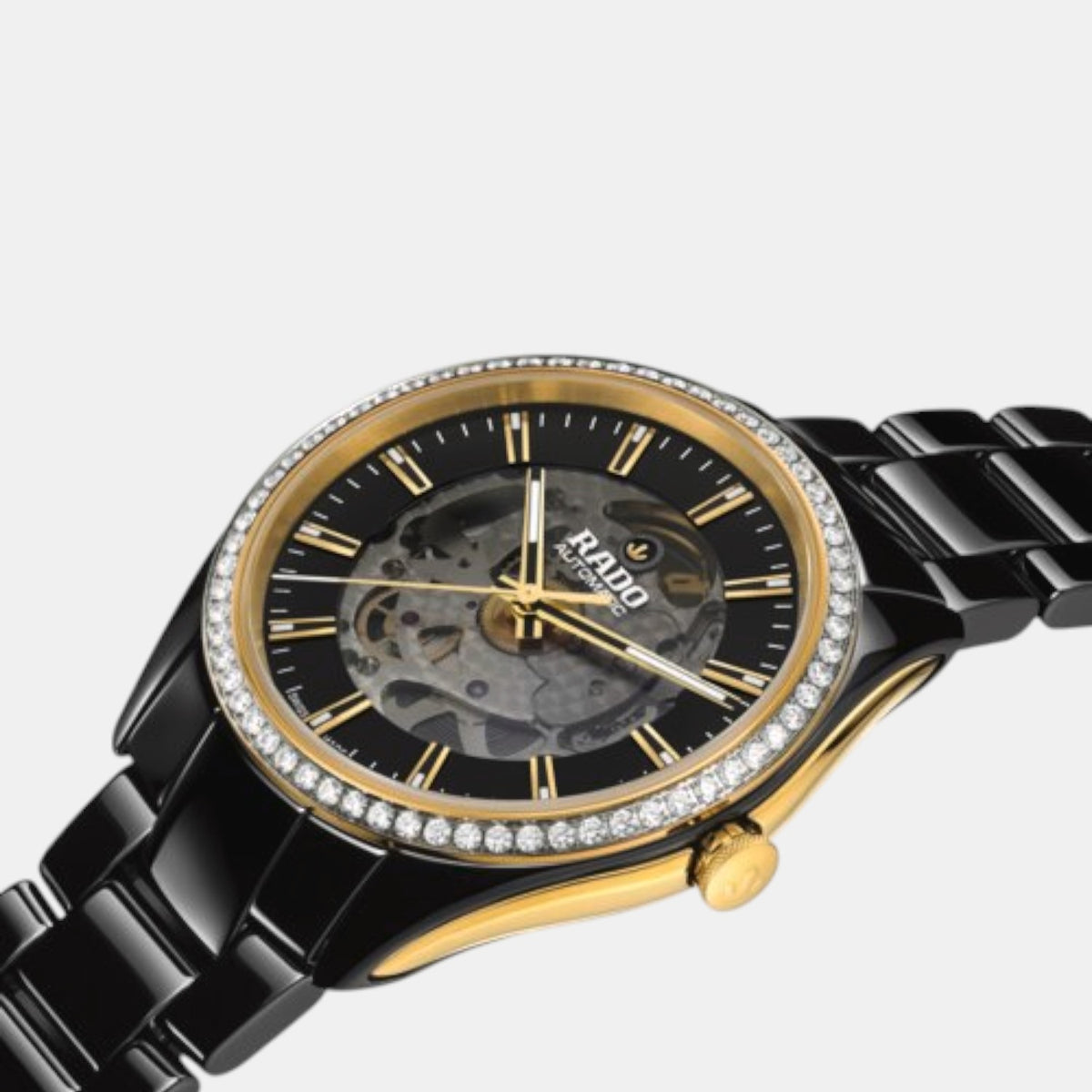 HyperChrome Unisex Automatic Black Dial Analog Ceramic Watch R32157152