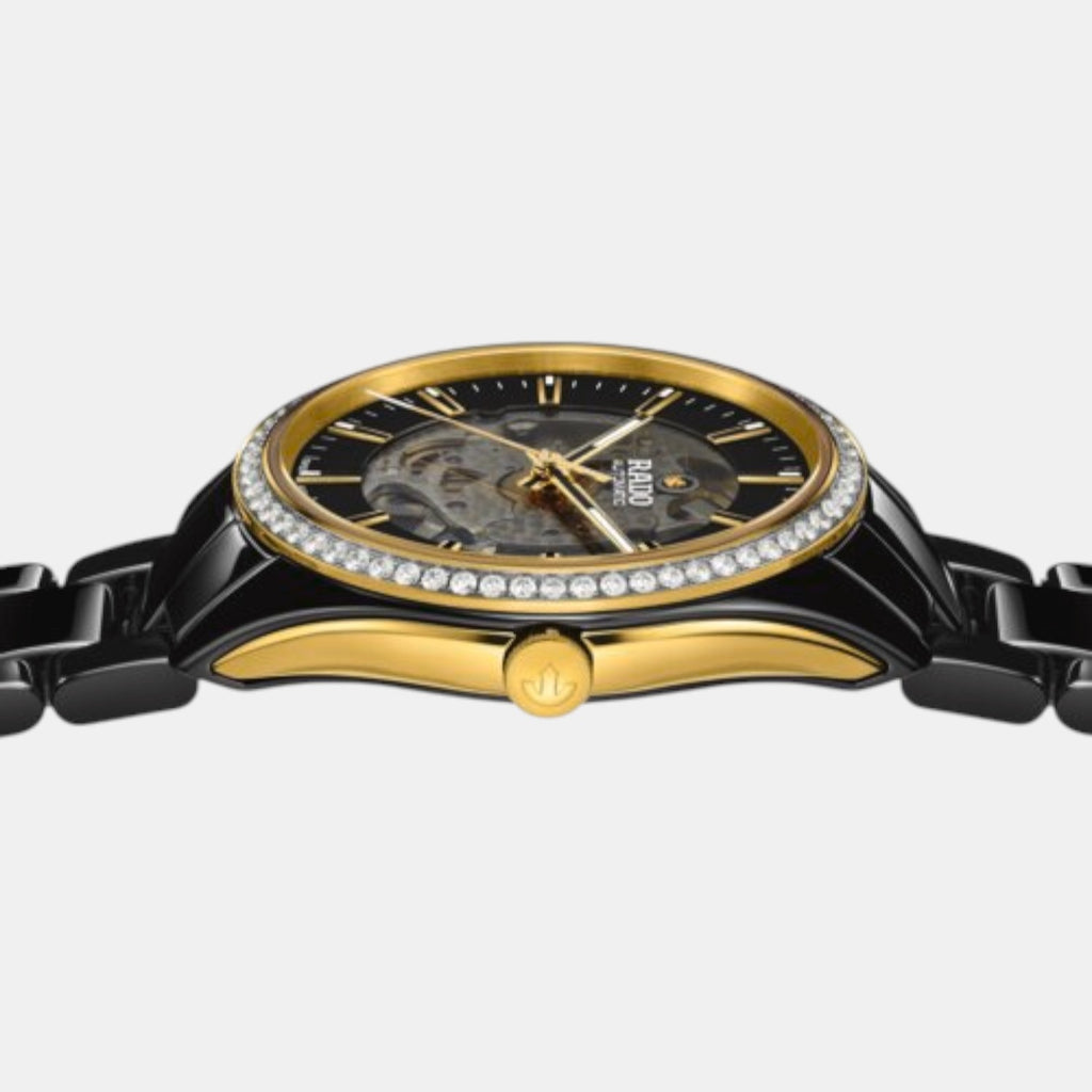 HyperChrome Unisex Automatic Black Smoked Dial Analog Ceramic Watch R32157152