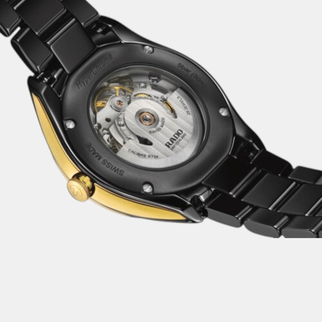 HyperChrome Unisex Automatic Black Smoked Dial Analog Ceramic Watch R32157152