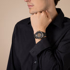 Captain Cook Men Automatic Black Dial Analog Titanium Watch R32192152