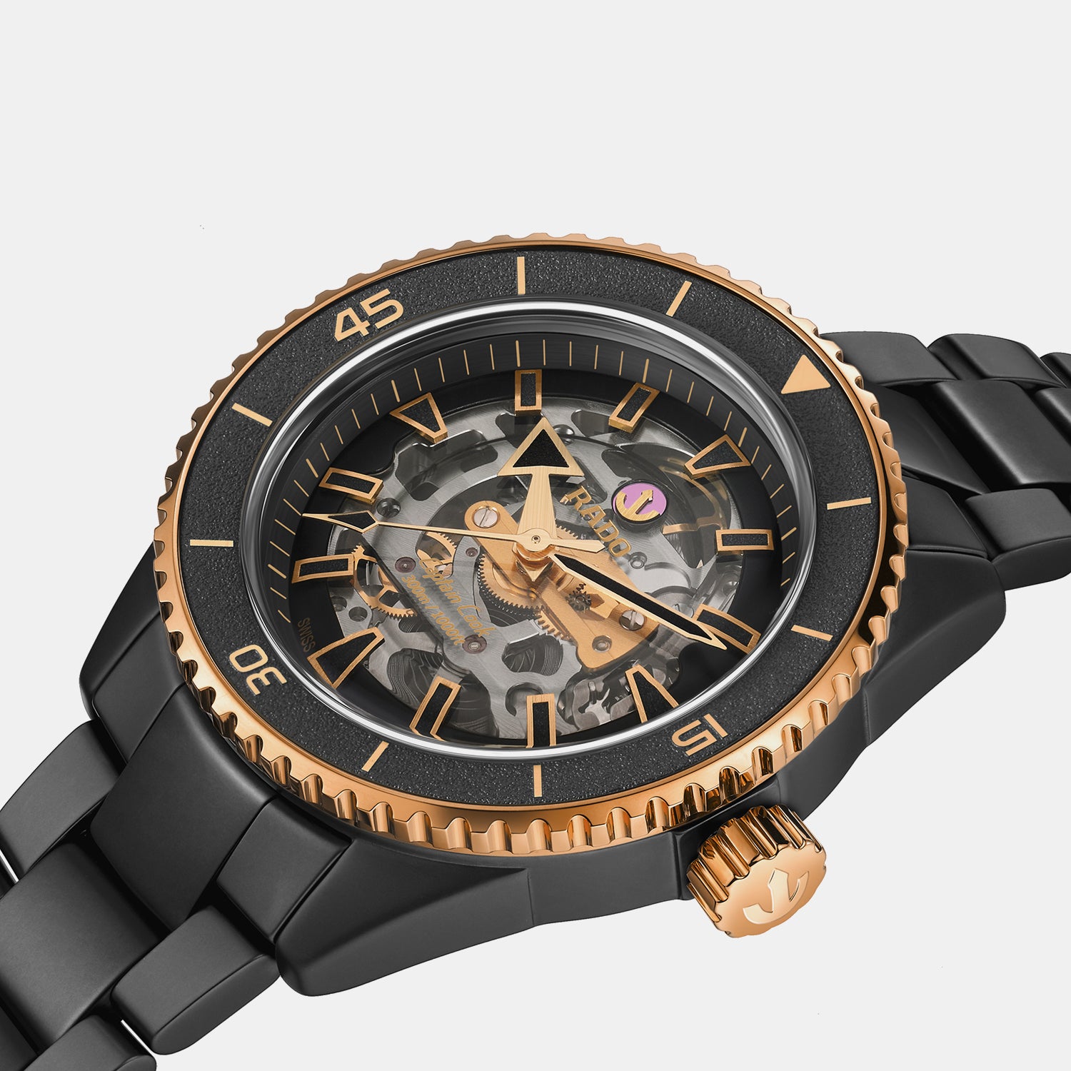 Captain Cook Men Automatic Black Dial Analog Titanium Watch R32192152