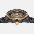 Captain Cook Men Automatic Black Dial Analog Titanium Watch R32192152