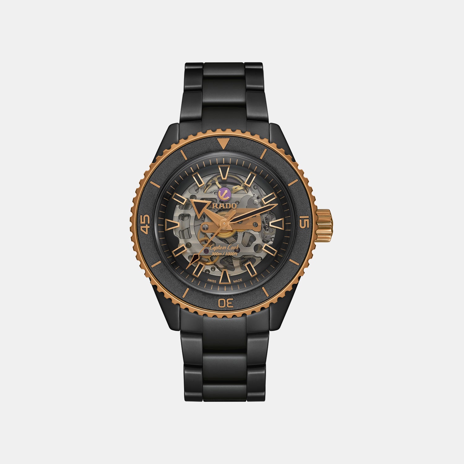 Captain Cook Men Automatic Black Dial Analog Titanium Watch R32192152