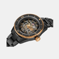 Captain Cook Ceramic Skeleton Men Automatic Black Dial Analog Titanium Watch R32192152