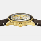 Captain Cook Over-Pole Rado Men Automatic Silver Dial Analog Leather Watch R32193018