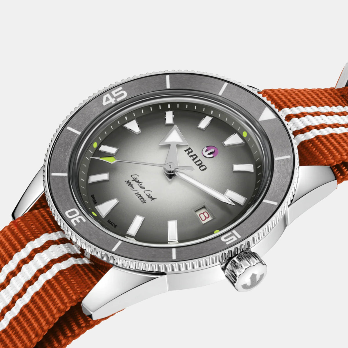 Captain Cook Unisex Automatic Grey Dial Analog Stainless Steel Watch R32222108