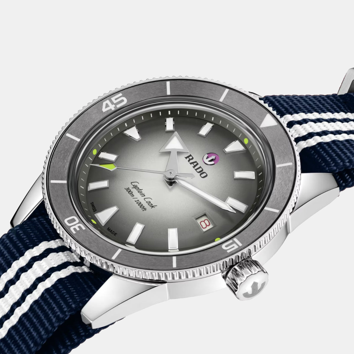 Captain Cook Unisex Automatic Grey Dial Analog Stainless Steel Watch R32222108