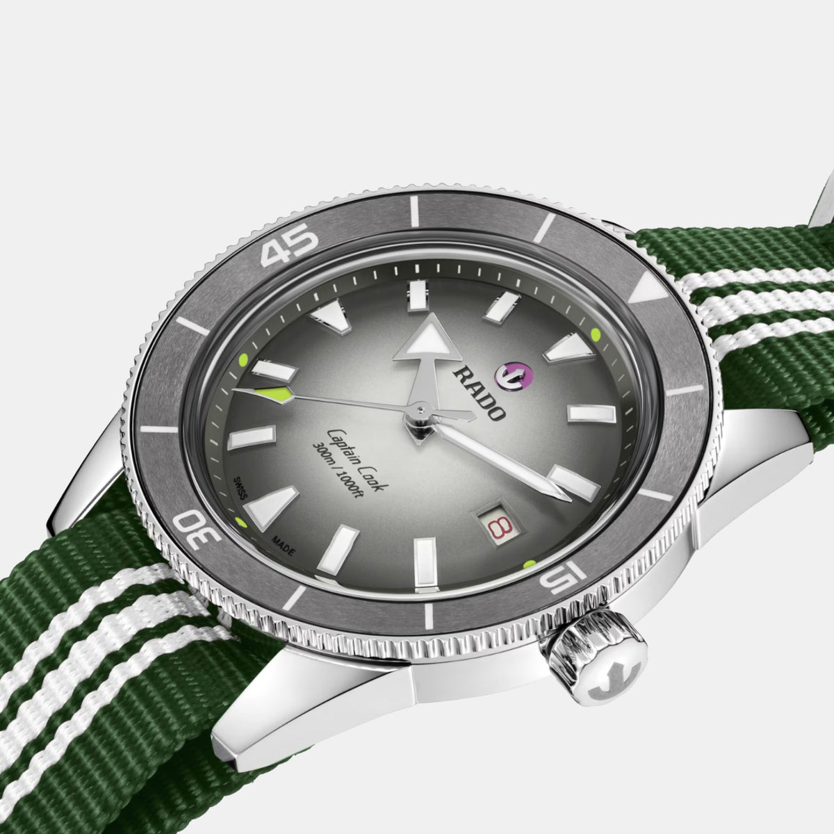 Captain Cook Unisex Automatic Grey Dial Analog Stainless Steel Watch R32222108