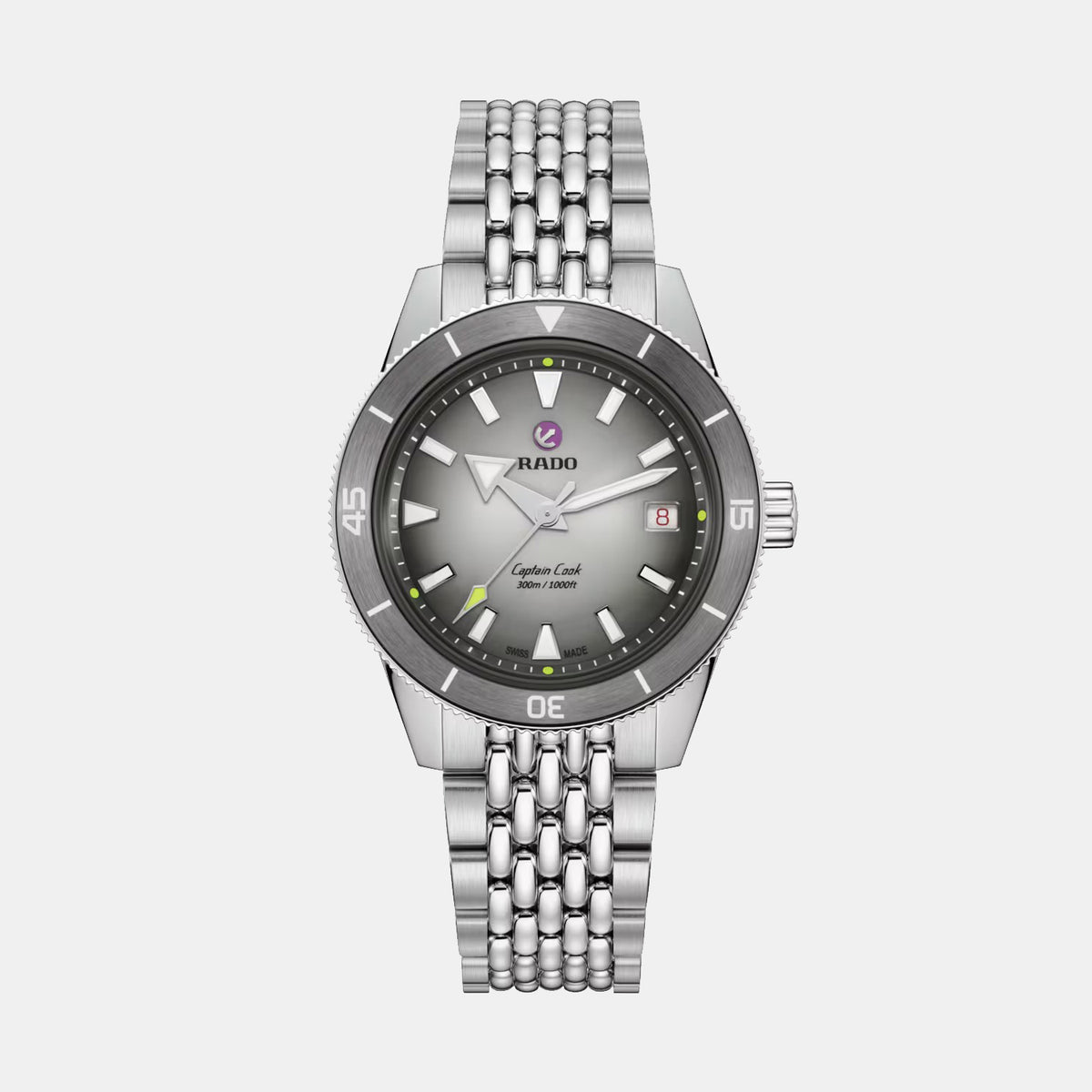 Captain Cook Unisex Automatic Grey Dial Analog Stainless Steel Watch R32222108