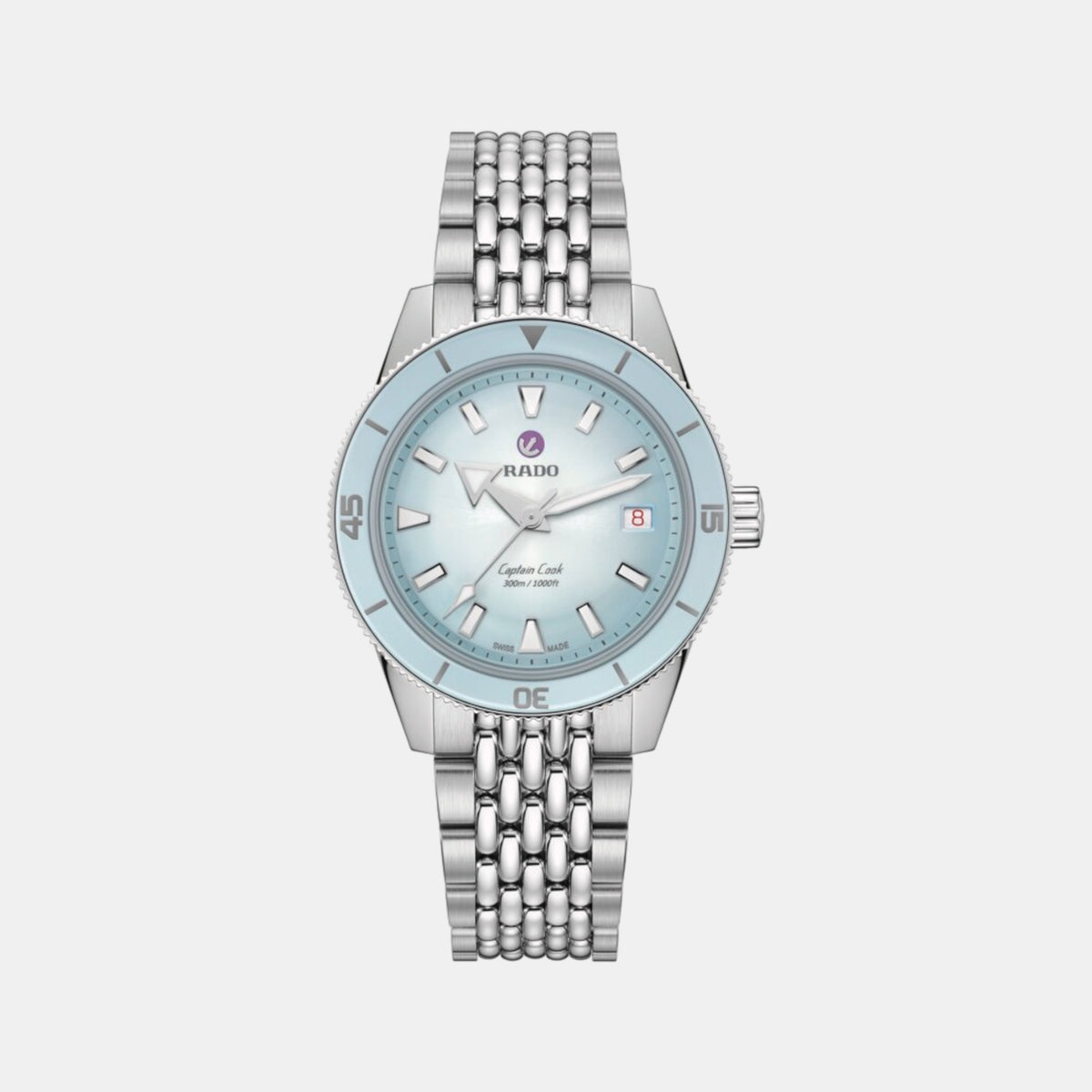 Captain Cook Unisex Automatic Blue Dial Analog Stainless Steel Watch R32223203