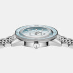 Captain Cook Unisex Automatic Blue Silver Dial Analog Stainless Steel Watch R32223203