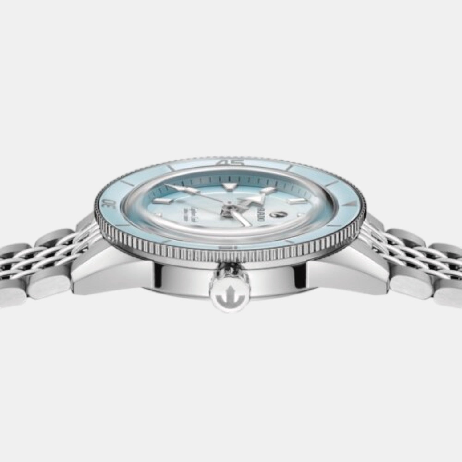 Captain Cook Unisex Automatic Blue Silver Dial Analog Stainless Steel Watch R32223203